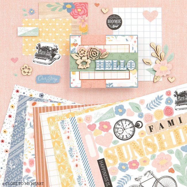 Happiness Lives Here Scrapbooking Collection