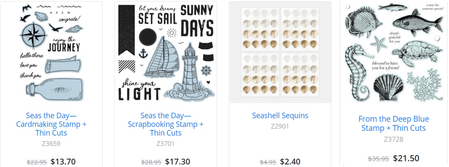 Summer Beach Stamps