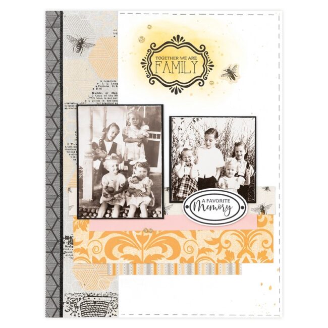 Here's the Story scrapbooking