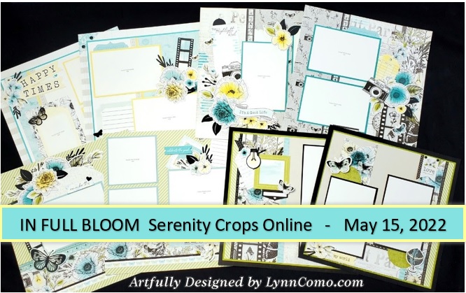 In full bloom kit of the month and serenity crop online
