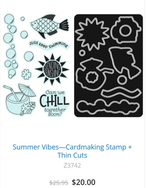 Summer Vibes Cardmaking