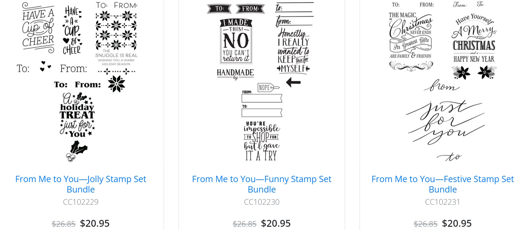 From Me to You Stamp Bundle