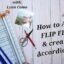 How to Apply Flip Flaps