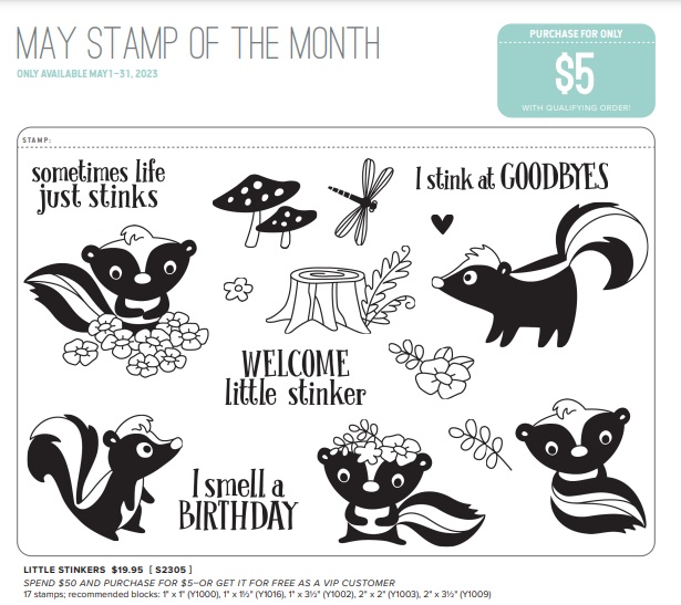S2305 Little Stinkers May Stamp of the Month