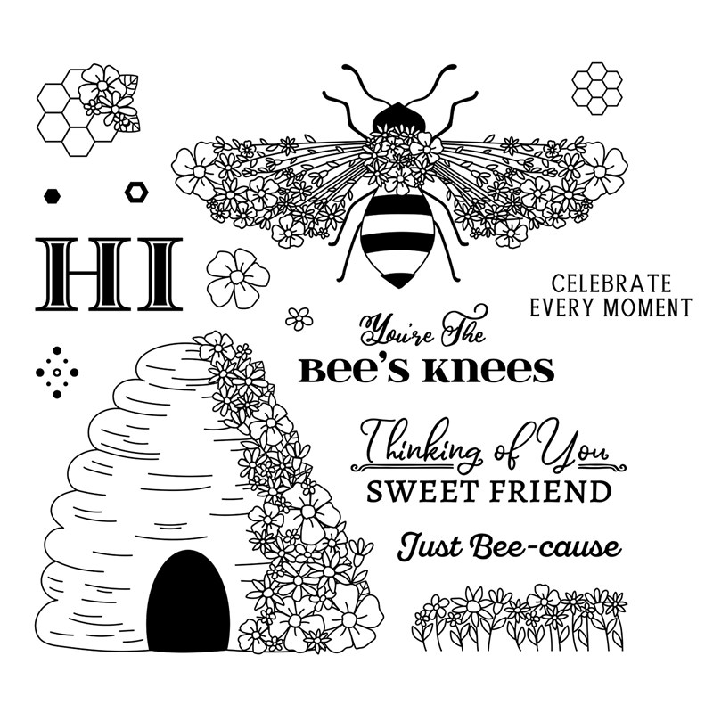 S2307 The Bee's Knees Stamp of the Month