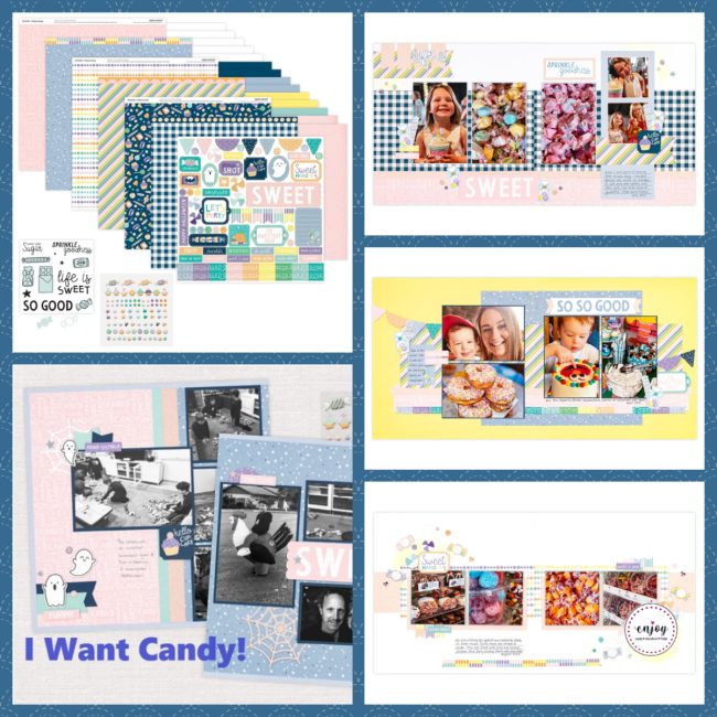 I Want Candy Scrapbook Kit