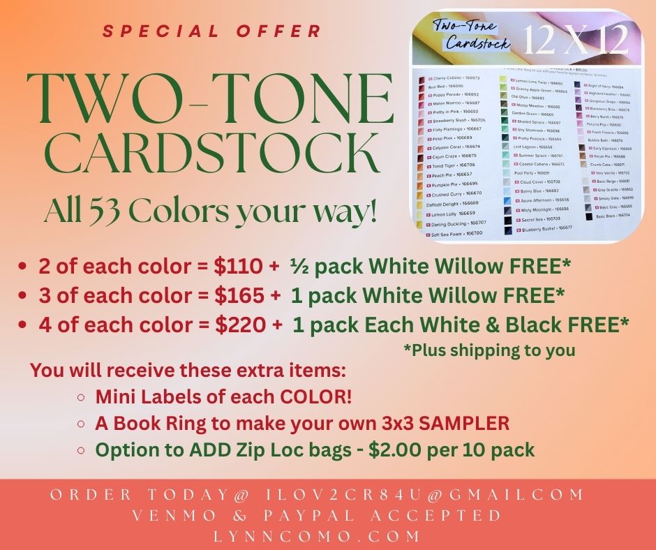 Two-Tone Cardsock