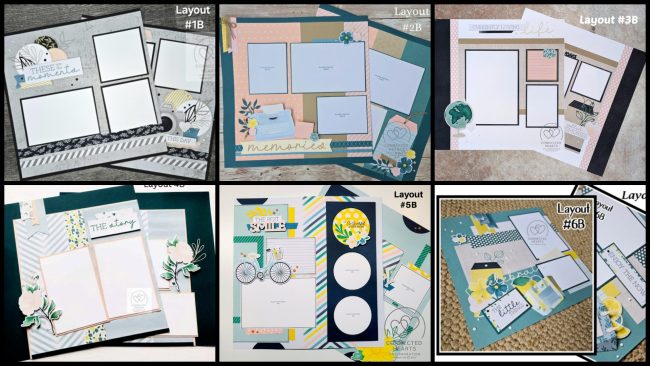 Make A Memory Scrapbook Kit B Layouts