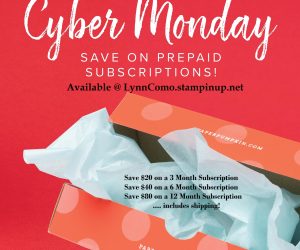 Paper Pumpkin Cyber Monday