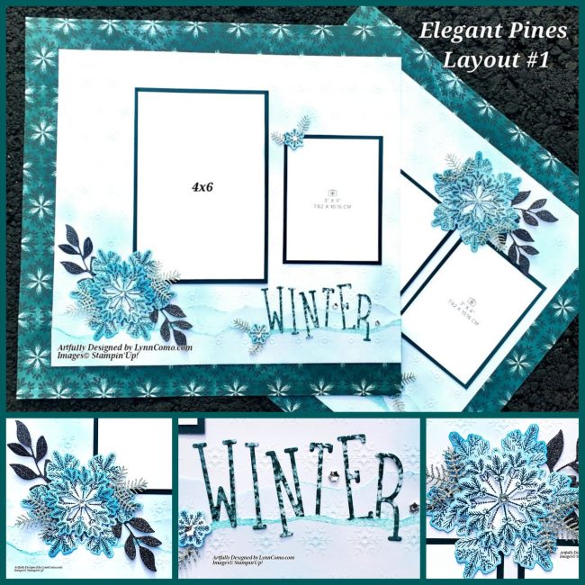 Elegant Pines Snowflake Layout 1