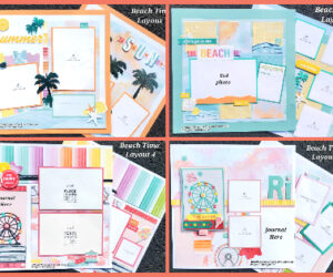 Beach Time Scrapbook Kit