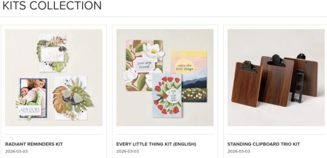 Trio of Kit Collections for March 2026