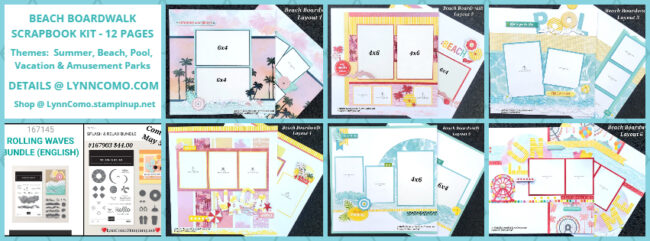 Beach Boardwalk Scrapbook Kit