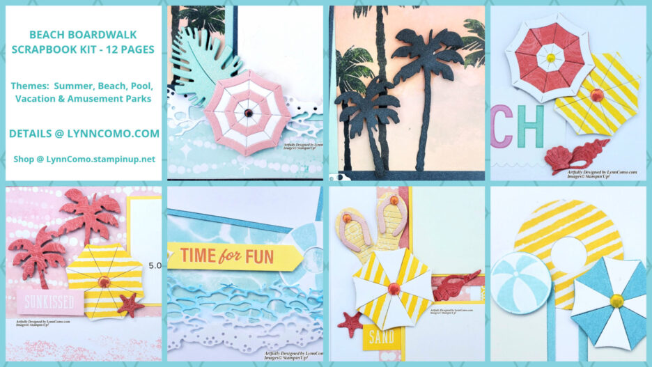 Beach Baordwalk Scrapbook Kit