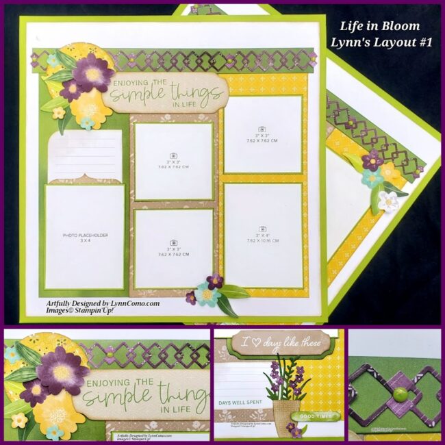 Life in Bloom Lynn's Layout #1