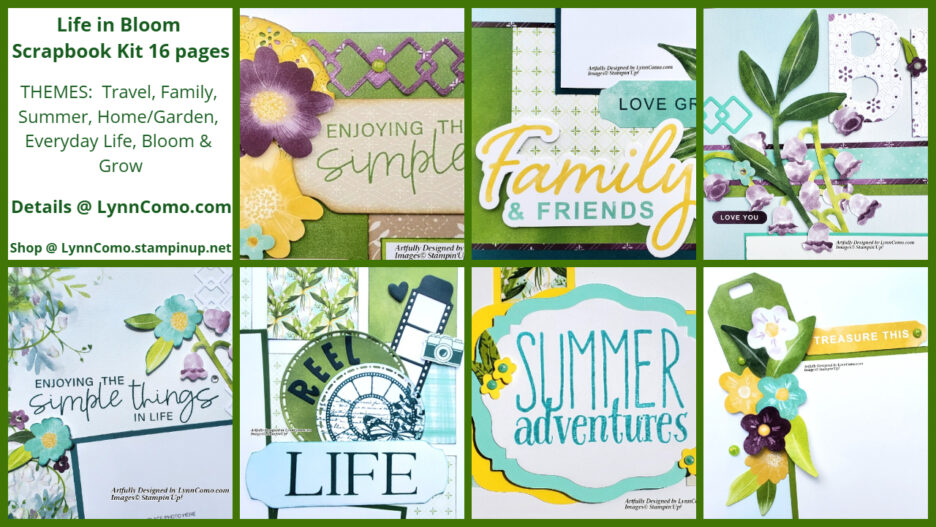 Life in Bloom Scrapbook Kit