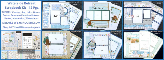 Waterside Retreat 12 Page Scrapbook Kit