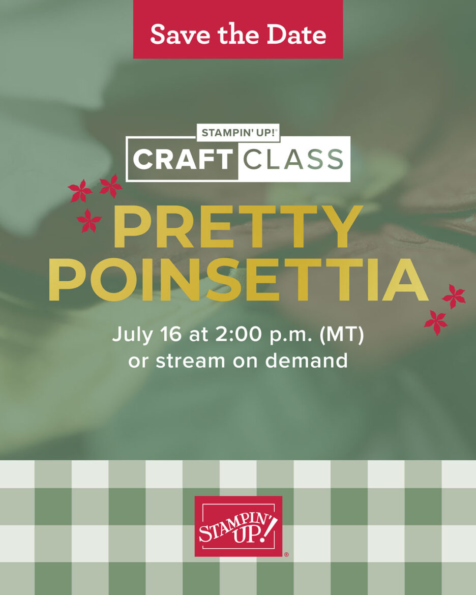 Pretty Poinsettia Craft Class