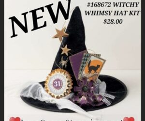 Witchy Whimsy Halloween Hat