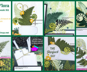 Moonlit Flora scrapbook layout 1
